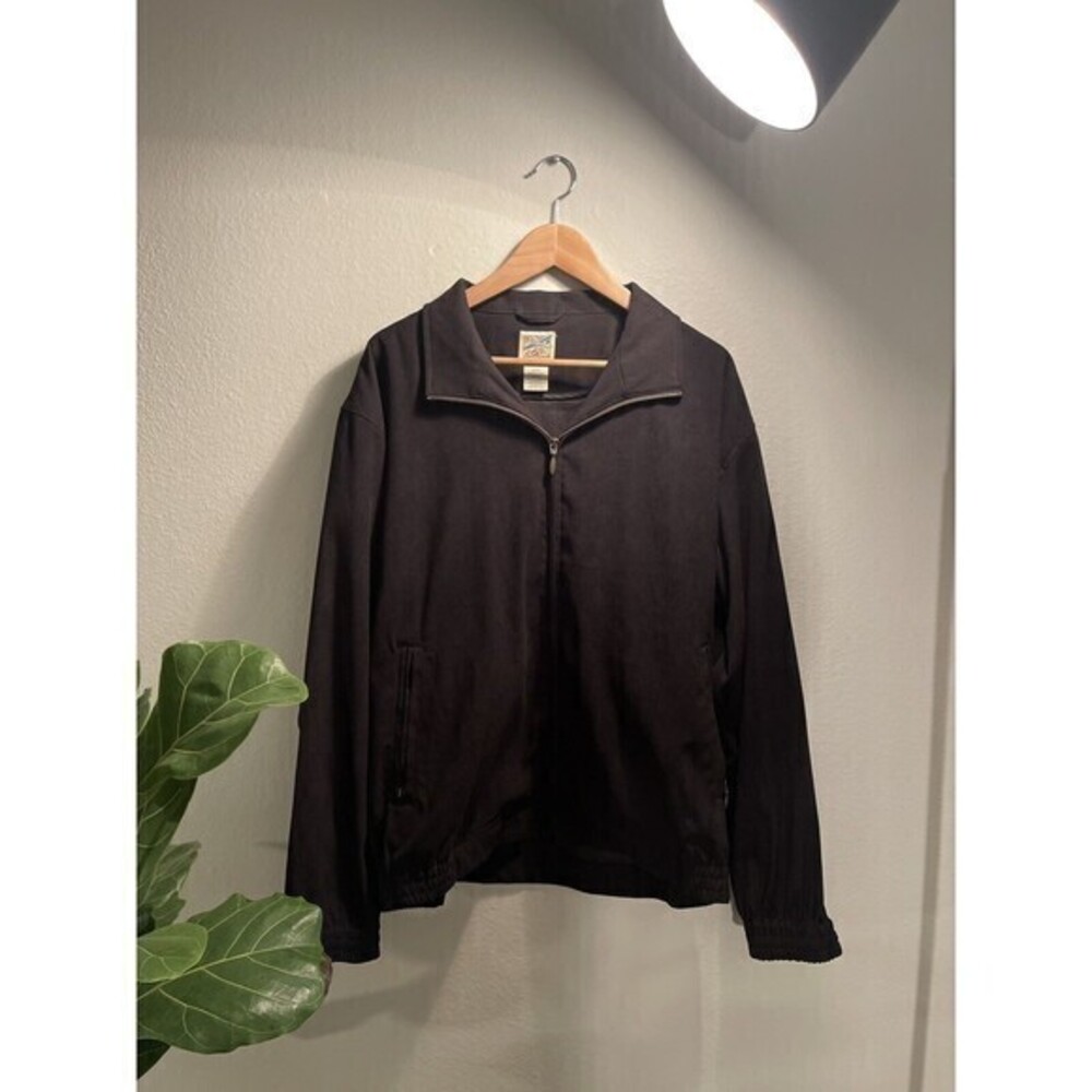 TRAVELSMITH FULL ZIP‎ JACKET - BLACK MEN'S SIZE LARGE